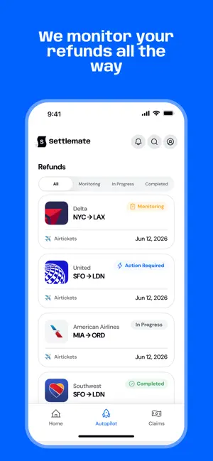 Settlemate: Claim Savings app screen 5