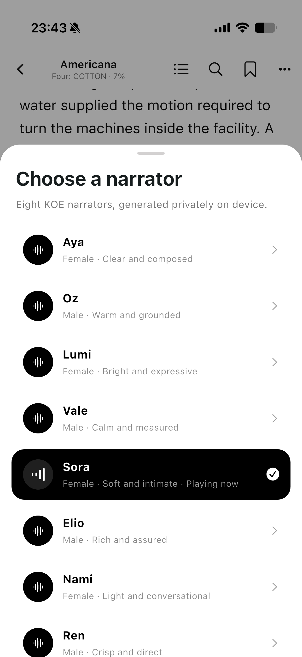 Koe Reader: AI Book Narrator screenshot 3