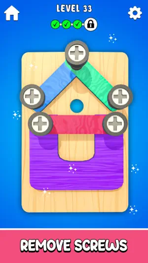 Wood Nuts Bolts Puzzle Games screenshot 3