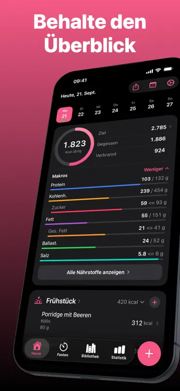 Intake: Kalorienzähler & Diät screenshot 2 of 10