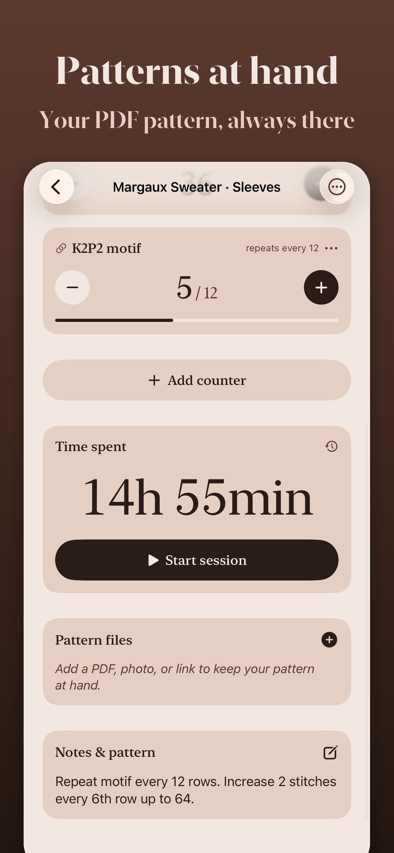 Knittle - Knitting Journal screenshot 4
