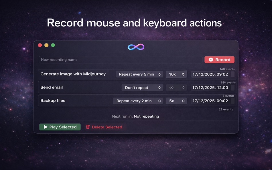 #1. MacroLoop (macOS) Göre: Henrique Bersani