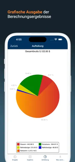 Screenshot von ILohn+Kredit Pro 2025 auf dem iPhone 3