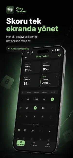 Yazboz: Okey Skor Takibi screenshot 2