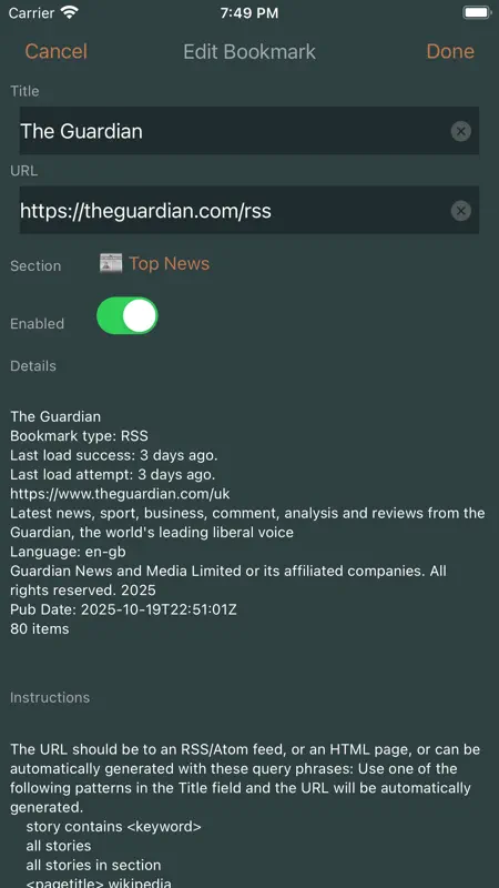 Speak News - RSS news reader screenshot 7 of 10