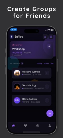 Suffico: Night Out Journal Screenshot 3 of 4