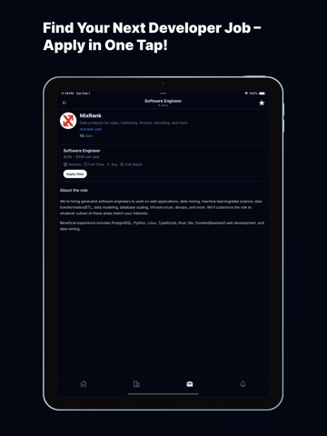 wonderful.dev iPad screenshot