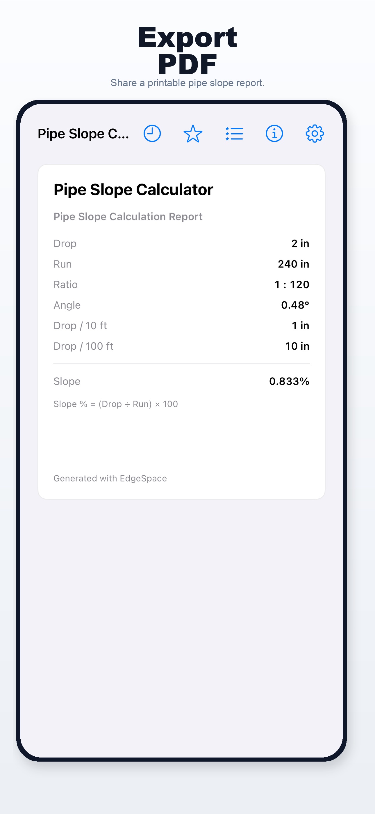 Screenshot 5 of EdgeSpace Pipe Slope