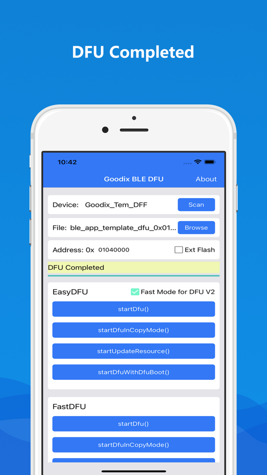 #2. GoodixBleDFU (iOS) 由: Shenzhen Goodix Technology Co., Ltd.