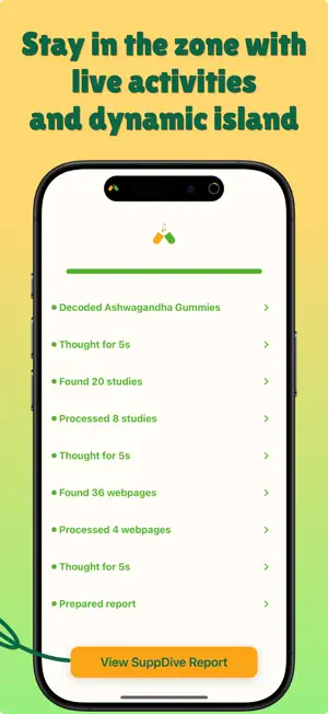SuppDive AI Supplement Scanner screenshot 4