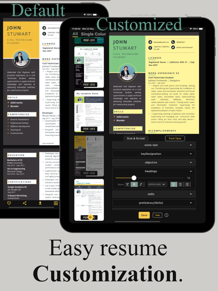 #3. AI Resume Writer Genius: Resji (macOS) By: Wooliv Solutions Private Limited