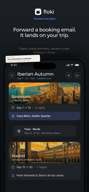 Floki: AI Travel Planner screenshot 1