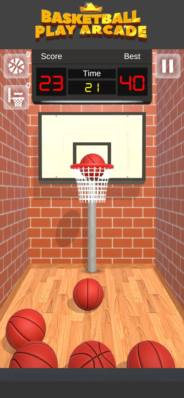 Screenshot #1 pour Basketball Play Arcade