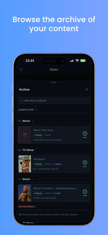 Darack - Media Trackerアプリ screenshot 4