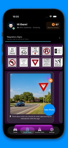 DMV 驾照笔试  - Road Signs screenshot