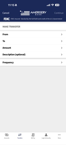 AmeriServ Banking Screenshot 5 of 6