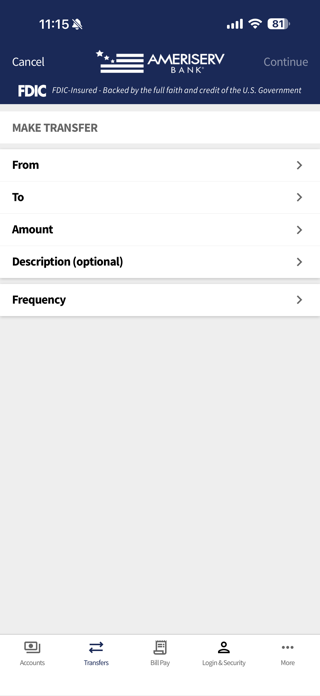 AmeriServ Banking Screenshot 5 of 6