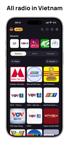 Vietnamese Radio: Live Online iPhone screenshot 1