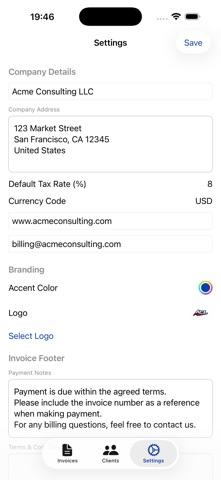 Invoice Generator Billing Screenshot 5 of 6
