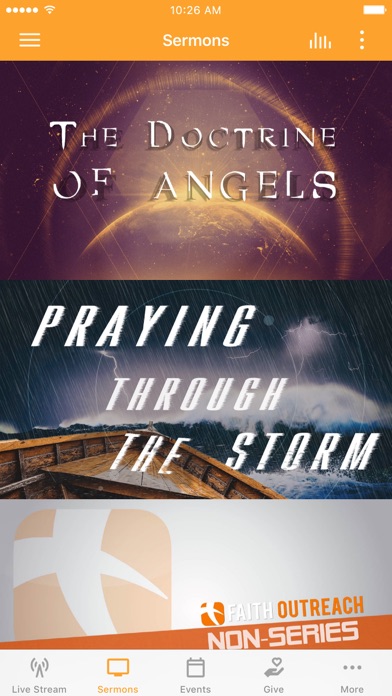 Screenshot 1 of Faith Outreach Center Intl. App