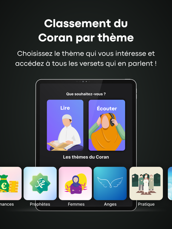 Qorani : Coran & Tafsir iPad screenshot 3 - Reference app