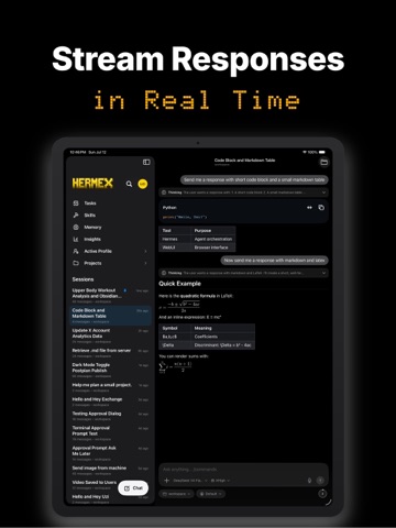 Hermex iPad screenshot 2