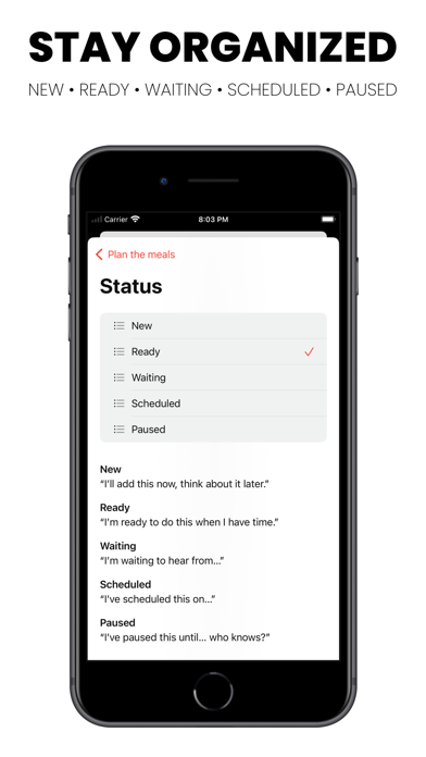 NextAction App Screenshot