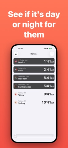 Horzono World Clock & Daylight Screenshot 1 of 7