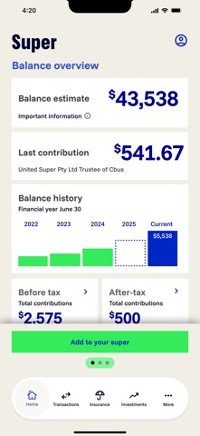 CBUS Super iPhone screenshot