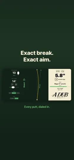 Captura de pantalla de Putt Break: Golf Green Reader en iPhone 2