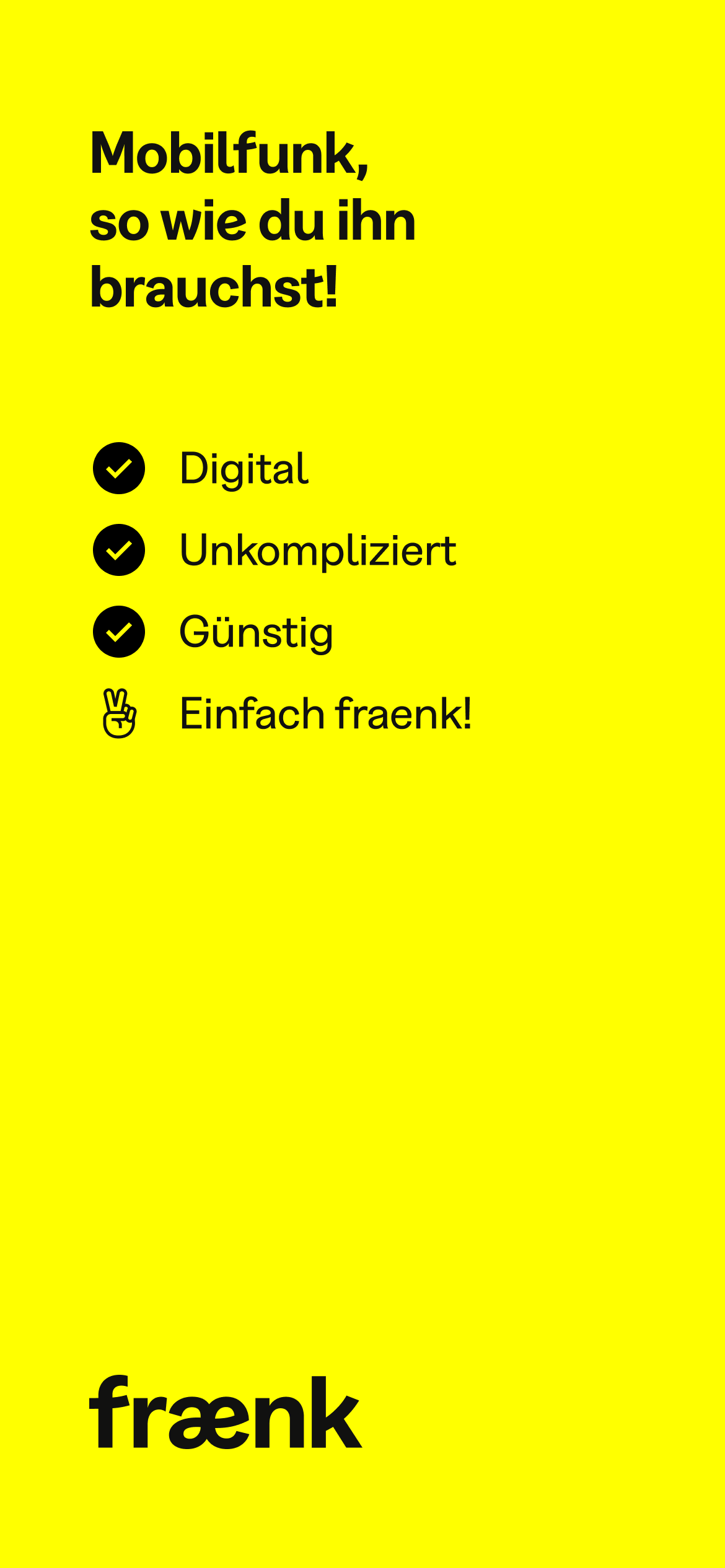 fraenk: Mobile Contract App