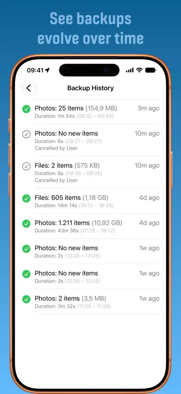 Parachute Backup Mobile screenshot 5 of 8