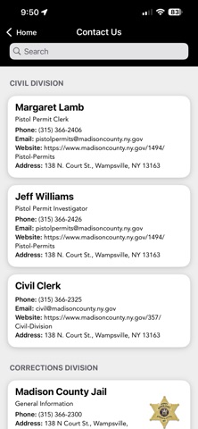 Madison County Sheriff, NY Screenshot 2 of 3
