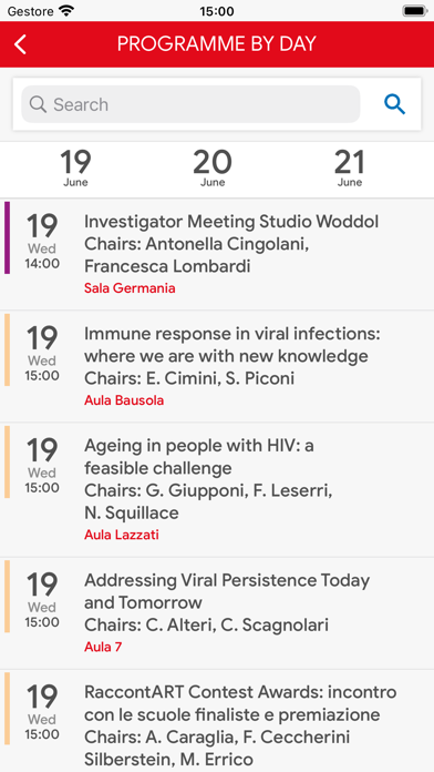 ICAR Italian Conference Screenshot
