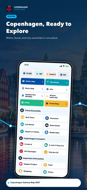 Copenhagen Subway Map screenshot 1