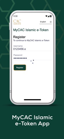 MyCAC Islamic e-Token Screenshot 1 of 3
