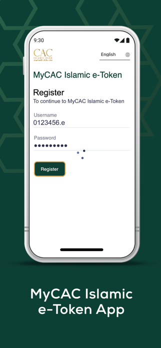 MyCAC Islamic e-Token Screenshot 1 of 3