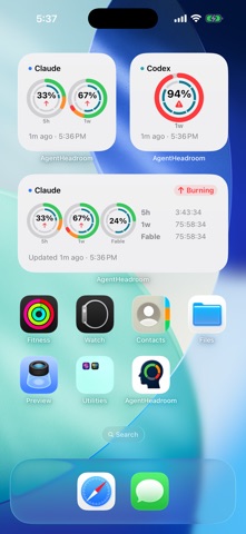 AgentHeadroom: AI Usage Limits Screenshot 4 of 7