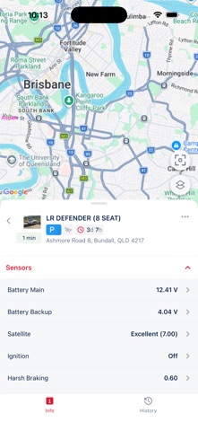Trakpro Live app screenshot 2