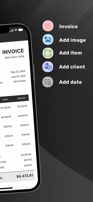 Invoicely: Easy Invoice Maker Screenshot 2 of 8