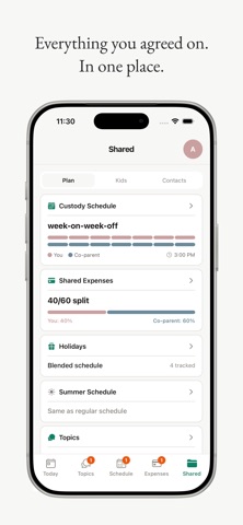 Clearly: Co-Parenting Resolved screenshot