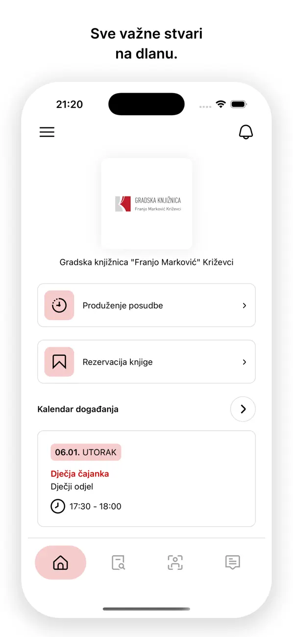 Screenshot #1 pour Gradska knjižnica Križevci