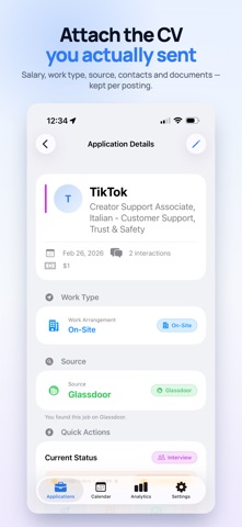 MyJobFlow: Interview Tracker Screenshot 2 of 6