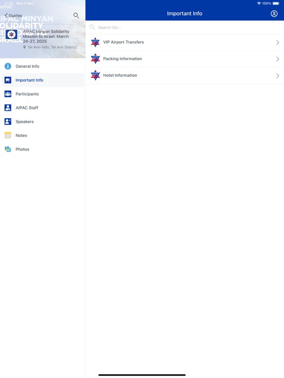 Screenshot #5 pour My Guides - AIPAC