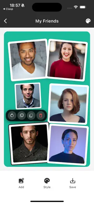 Clasp - Elegant Photo Walls screenshot 1