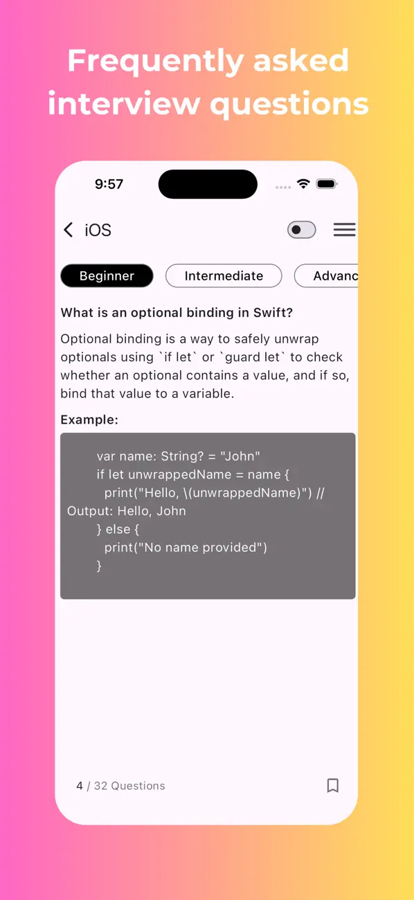 #2. Tech Round - Coding Interview (iOS) Bởi: Seven Camps LLC