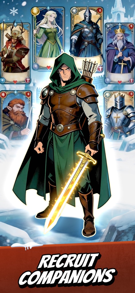 Rise of the Kings - Explore the companion recruitment system, featuring diverse heroes like shieldmaidens and dwarven warriors ready to join the fight.