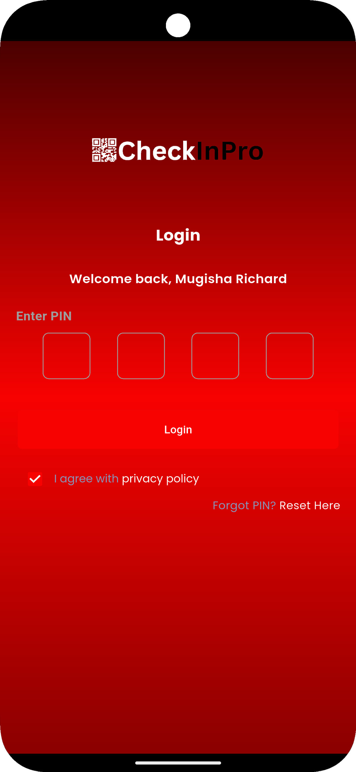 CheckInpro Safebusiness screenshot 2