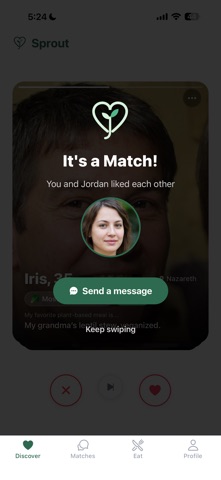 Sprout - Plant Based Dating Screenshot 4 of 10