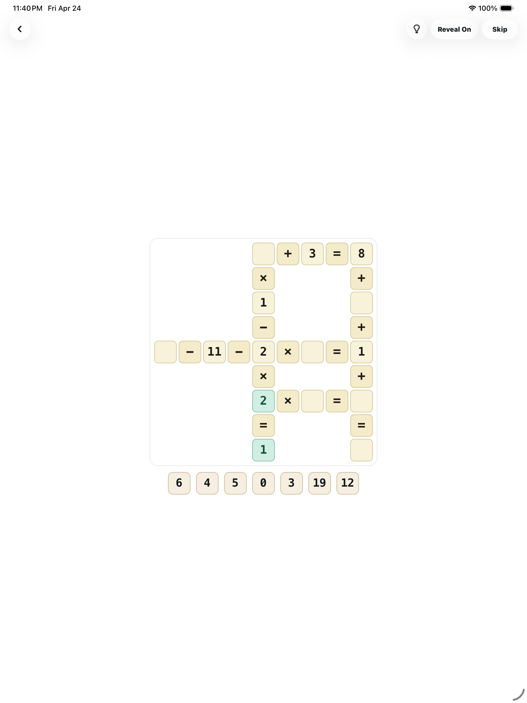CrossMath - Daily math puzzle screenshot 7